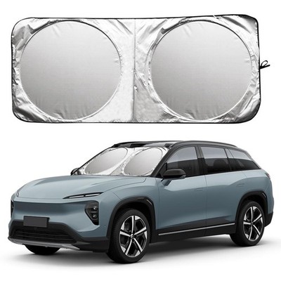 Car Windshield Sun Shade, Cool Reflective 64.96x35.43inches, Silver 
