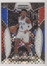 2019-20 Panini Prizm Draft Picks Red White & Blue 90/99 Jaylen Hands #58 x3x
