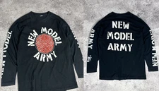 90s New Model Army Rock Band longsleeve Shirt Unisex Concert All Sizes DO895