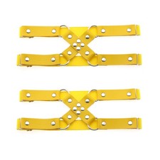 1 Pair Adjustable Leg Garter Belt Elastic Punk Cross Thigh Garters Women