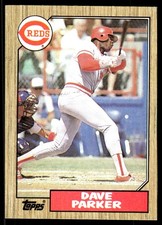 Dave Parker 1987 Topps #691 Cincinnati Reds MLB READ FREE SHIPPING AutographDen