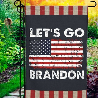 Let's Go Brandon Fjb Interesting American Fjb Flag Garden Flag Biden Flag