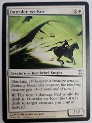 Outrider en-Kor 31 Uncommon Time Spiral Magic: The Gathering