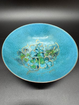 Mesick Studios  Convivial Ware  Enamel on Copper Collectors Bowl - Handmade Cali