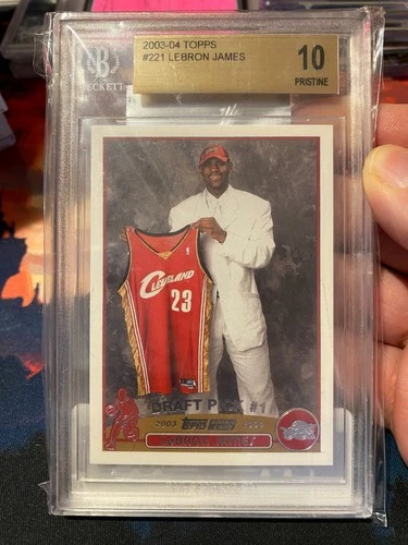 2003 Topps Lebron James BGS 10