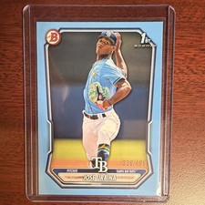 2024 Bowman 1st Jose Urbina Blue Border BP-81 #/499 Tampa Bay Rays
