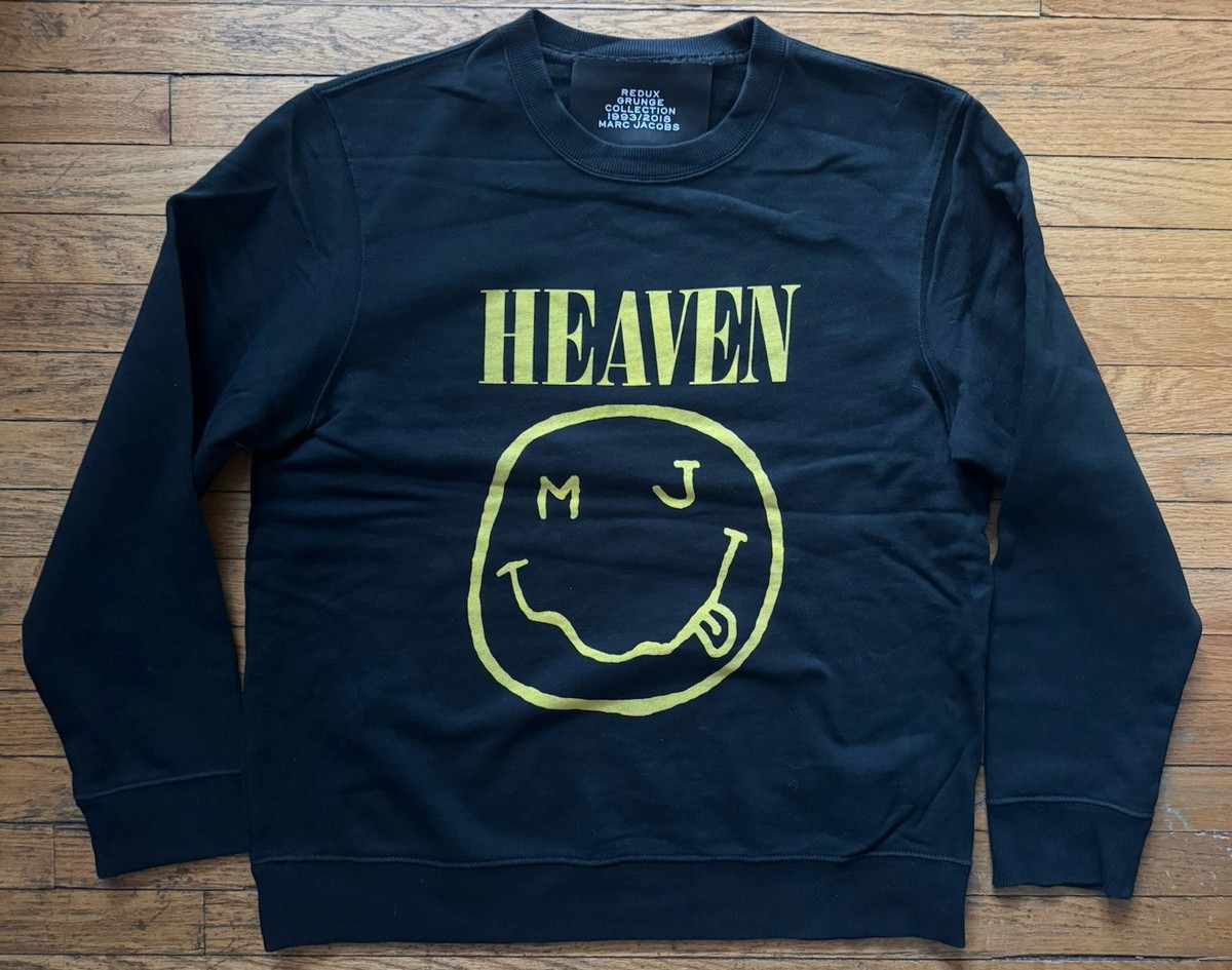 Marc Jacobs NIRVANA Heaven 2018 Redux Grunge Sweatshirt Size Small