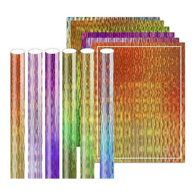 GebüRstetes Holografisches Vinyl-Permanent-Vinyl, Selbstklebende Vinylfolie6425