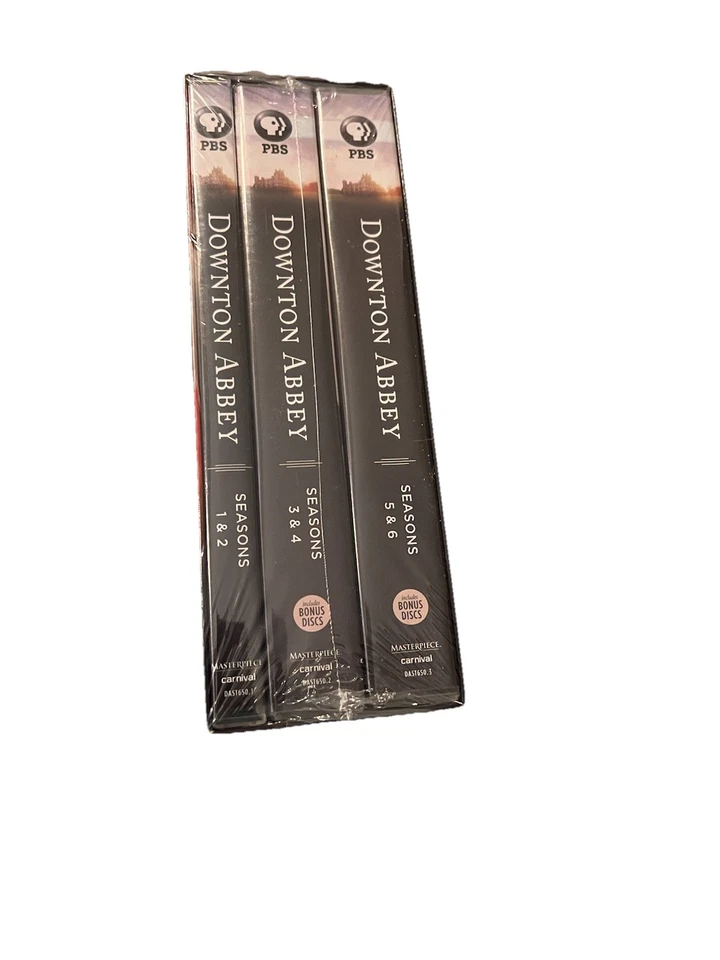 Downton Abbey: The Complete Collection Season 1-6 Box Set DVD PBS New Sealed Foto 2 de 2