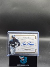 2023 Topps Definitive Tim Raines Legendary Auto Collection /25 White Sox