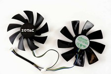 Pair Fans Cooler Fan For ZOTAC GTX 1060 GTX 1080 Mini GA92S2H GAA8S2U 87mm 100mm