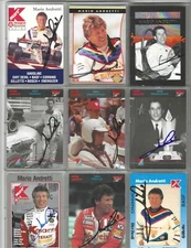 1992 Hi-Tech Indy-PROTOTYPE-Auto NOT from/pack-Mario Andretti-1 CARD ONLY!