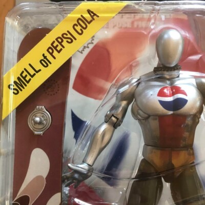 Pepsiman Figure 1998 Ultra Pose Smell Cola Bandai for sale online
