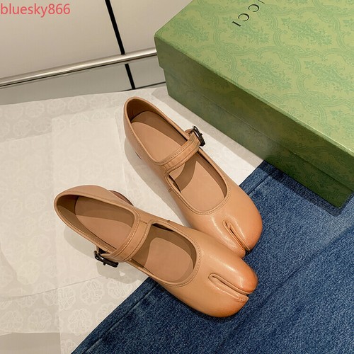 Mujeres Correa al Tobillo Plana Mary Jane Zapatos Cuero Mocasines Zapatos Clip Punta Tabi Zapatos - Imagen 11 de 28