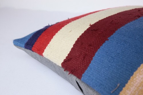 Funda almohada 16x16, almohada Killim, almohada decorativa, almohada vintage, almohadas múltiples - Imagen 9 de 11