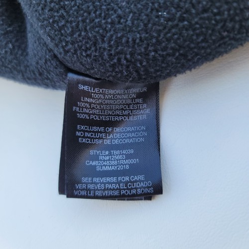 Tahari Boys Parka Puffer Jacket Coat Blue Beige Faux Fur Trimmed Hood Size 5 - Picture 2 of 12