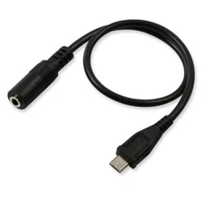 3.5mm Micro USB Jack to Headphone Earphone Headset Adapter Audio Cable B118