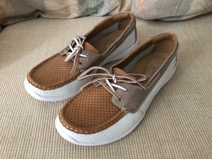 clarks suede boat shoes