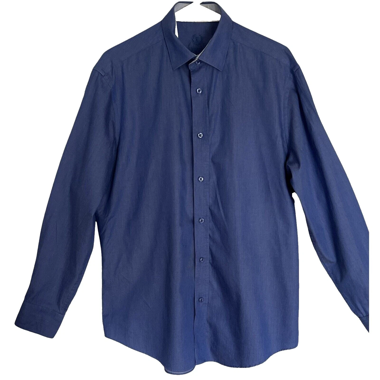 纯色礼服衬衫 Bugatchi Uomo 男式