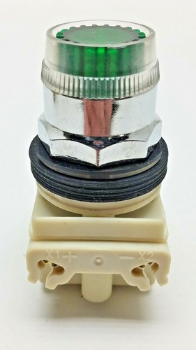 Botón Cuadrado D Iluminado VERDE 9001 SK1L1 NUEVO #8796 - Imagen 6 de 8