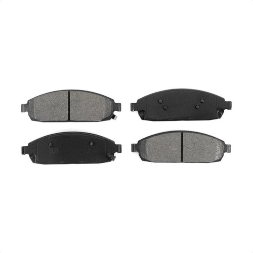 AM Autoparts Front Disc Brake Pad & Rotor Kit For Jeep Grand Cherokee & Commander 2005-2010 – Semi-Metallic, 12.87"