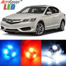 8 x Premium Xenon White LED Lights Interior Package Kit for Acura ILX