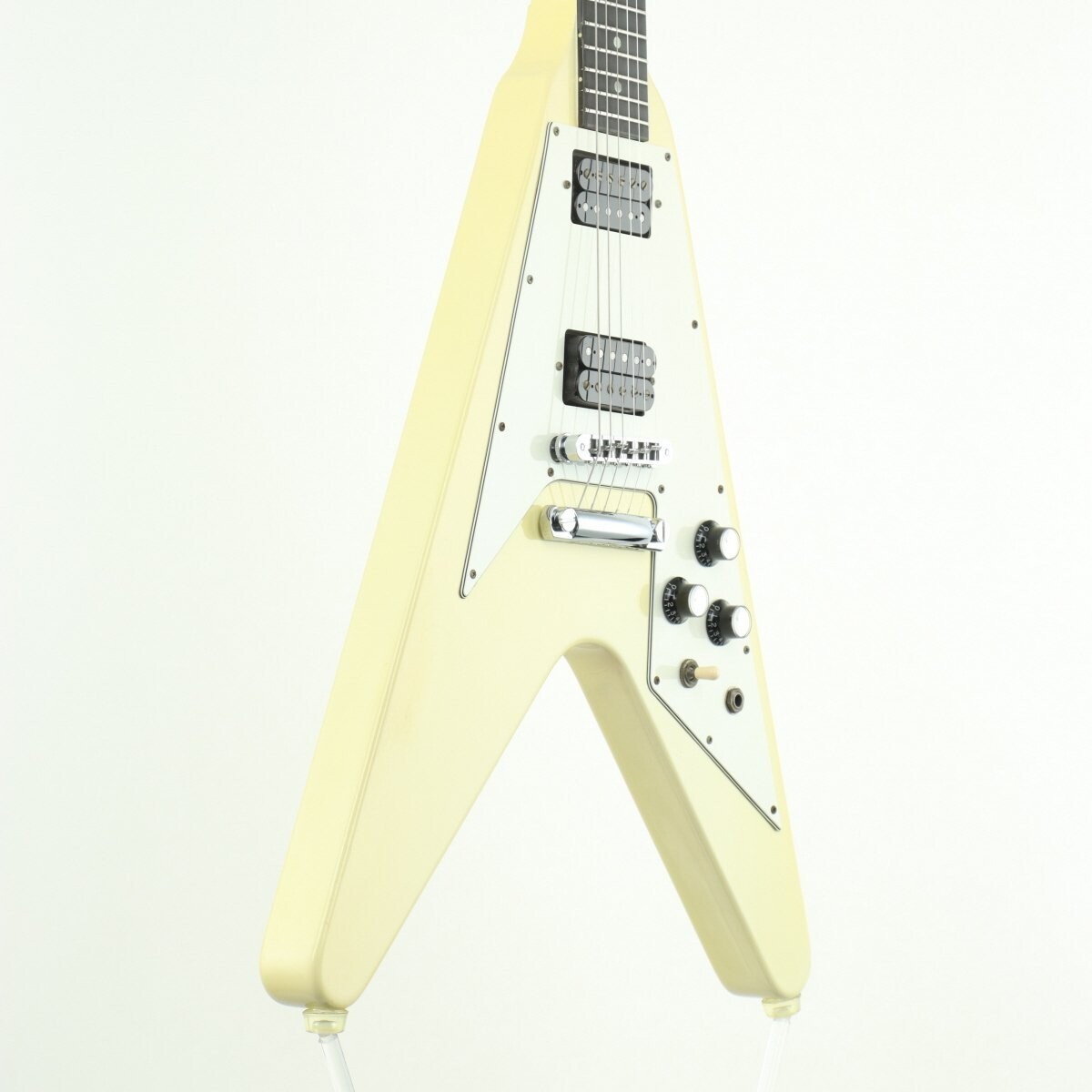 ギター GibsonUSA FlyingV 67Reissue ClassicWhite 1995 Gibson Flying V '67 Reissue Classic White - YouTube