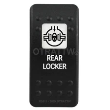 OTRATTW Carling Technologies Contura II Rocker Switch, REAR LOCKER, WHITE LENS