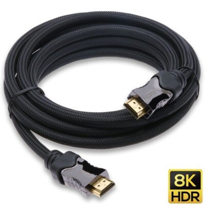 V2.1 8K Premium HDMI Cable Fast UHD 120Hz 48Gbps Dolby HDCP 2.2 RGB 4:4:4 LOT