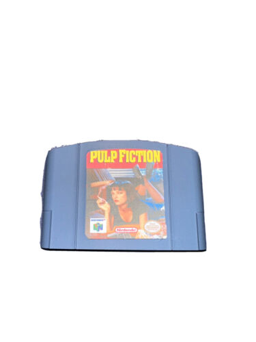 Pulp Fiction N64 Cartridge - Zdjęcie 1 z 2