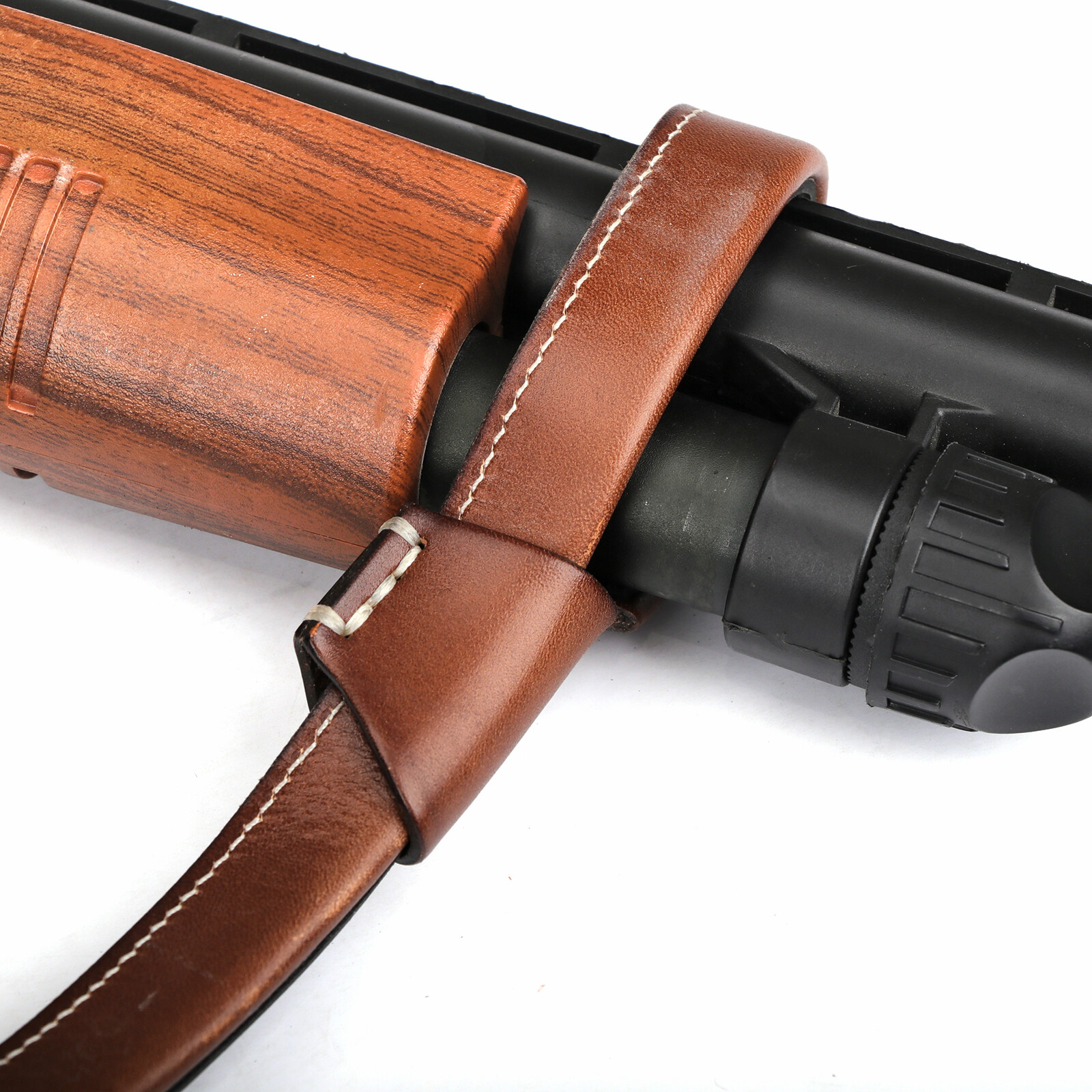 TOURBON Leather NO-Drill Gun Sling Hunting Rifle Shotgun Strap US-Special Offer