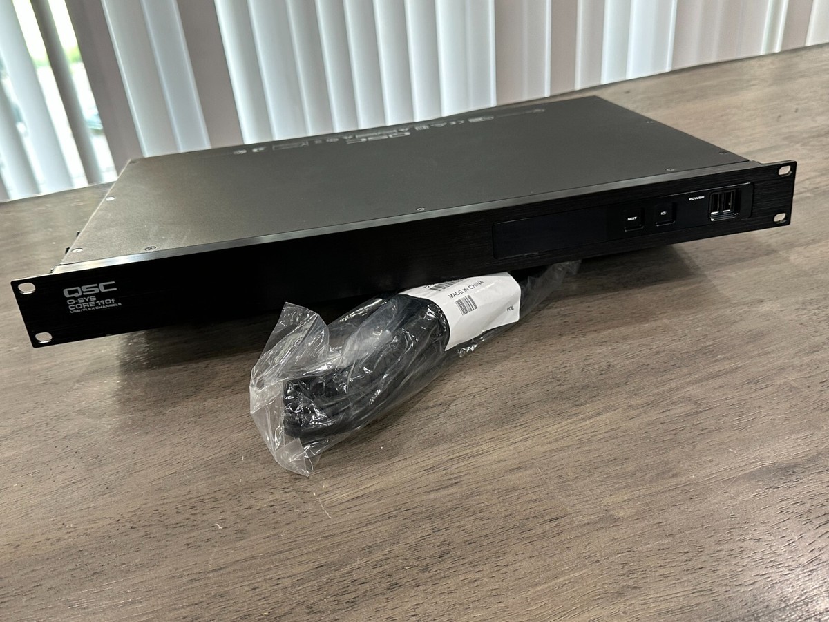 QSC Q-SYS CORE 110f USB/FLEX Channels Q-SYS CORE110F-NA | eBay