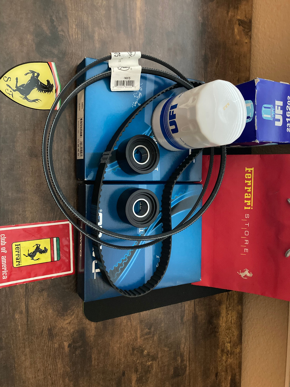 Ferrari-1975-1982- 308-Gts 2V, -Mondale 2V- GT-4  Timing Belt Kit W/bearing's .