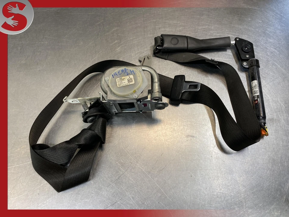 CADILLAC ATS_4 2.0L 12-19 TURBO OEM CONDUCTOR DELANTERO IZQUIERDO RETRACTOR CINTURÓN DE SEGURIDAD 86K Foto 2 de 4