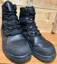 British Army Issue Black Hot Weather  Safety Boots S3 SRA Size 10M UK-Used