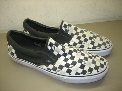 checkerboard mens vans