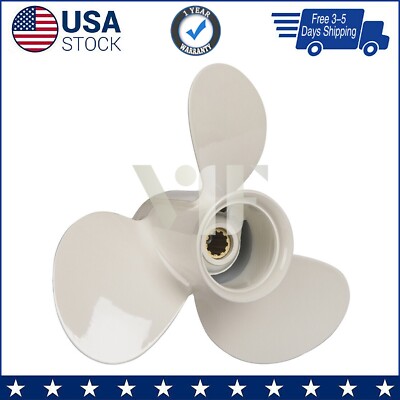 9 7/8 x 11 1/4-F Outboard Boat Prop fit Yamaha Engines 25-30HP,664 