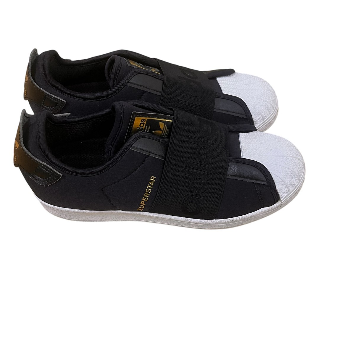 新品未使用　adidas SUPERSTAR SLIP ON 23.5 Size 4 - adidas Superstar Black White for sale online | eBay