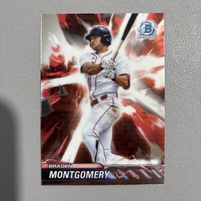 Braden Montgomery 2024 Bowman Draft Plasma Power #PP-5 Boston Red Sox