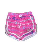 Champion Girls Shorts Pink Logo Size 4