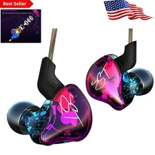 High-Performance In-Ear Monitors with Detachable Cable - Enhanced Audio Quality