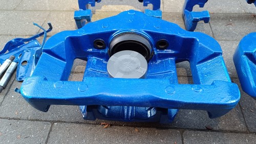 BMW E90 E92 E93 335i 335d BIG FREKE UPGRADE PINZE ANTERIORI SUPPORTI 57/30/348 - Foto 2 di 18