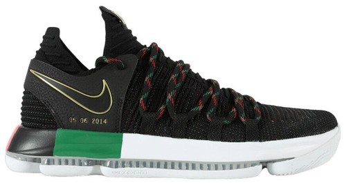 VNDS Nike Zoom KD 10 LMTD BHM Black History Month 897817-003 Kevin
