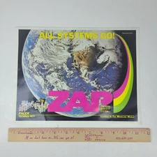 Pacer Technology Zap CA Glue All Systems Go! 4 Page Color Catalog Vintage Advert