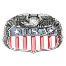 Eagle USA Flag Men's Belt Buckle Western Cowboy Native American EG-19 