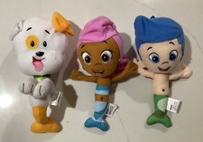 Nickelodeon BUBBLE GUPPIES PUPPY, MOLLY  GIL Plush 10  Lot of 3