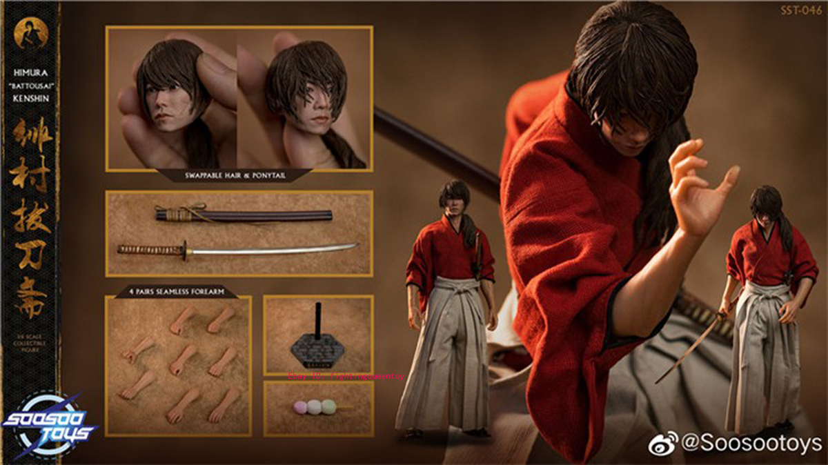 Soosootoys SST-046 Rurouni Kenshin Himura 1/6 Action Figure