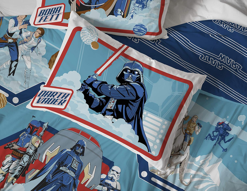 Star Wars Empire Strikes Back 4 Piece Full Bed Set - Includes Reversible Comfort - Picture 6 of 12