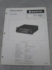 SANYO FT 480 Service Manual Car Stereo WM-2279