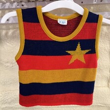 Vintage Sears Roebuck And Co. Girls Vest Size 10-12 Growing Girl 1960 Or 70  s